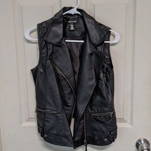 Pleather vest